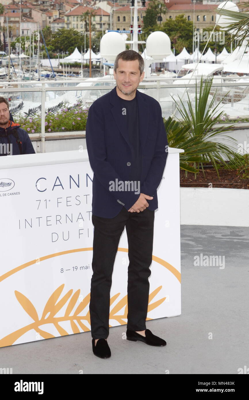 Cannes, France. 13th May, 2018. CANNES, FRANCE - MAY 13: Actor Guillaume Canet attends the photocall for the 'Sink Or Swim (Le Grand Bain)' during the 71st annual Cannes Film Festival at Palais des Festivals on May 13, 2018 in Cannes, France. Credit: Frederick Injimbert/ZUMA Wire/Alamy Live News Stock Photo