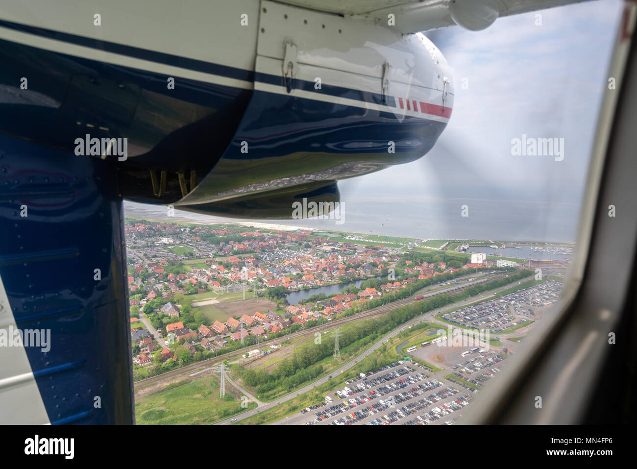 FLN Frisia Air Traffic. FLN Frisia Luftverkehr. Stock Photo