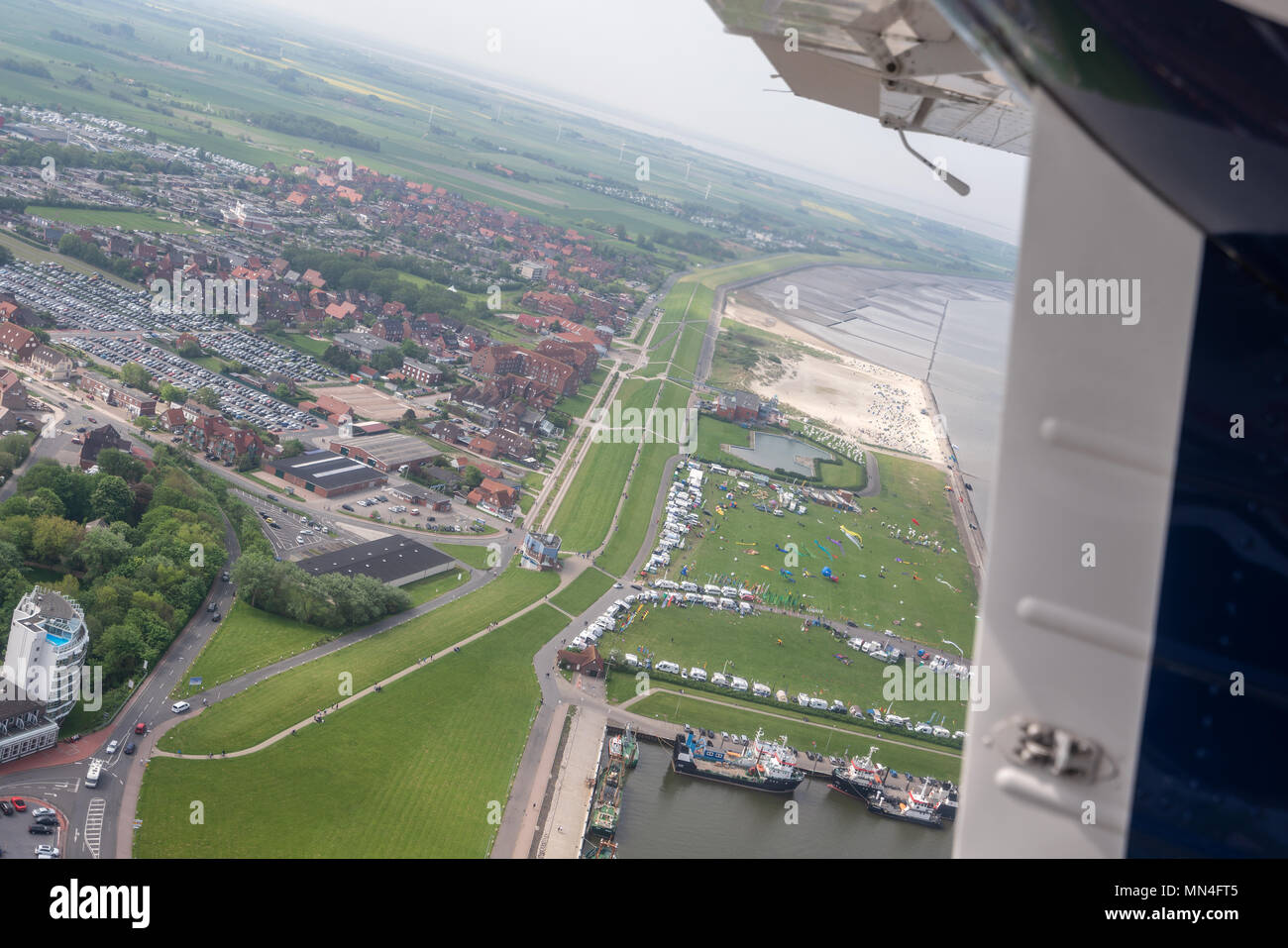 FLN Frisia Air Traffic. FLN Frisia Luftverkehr. Stock Photo