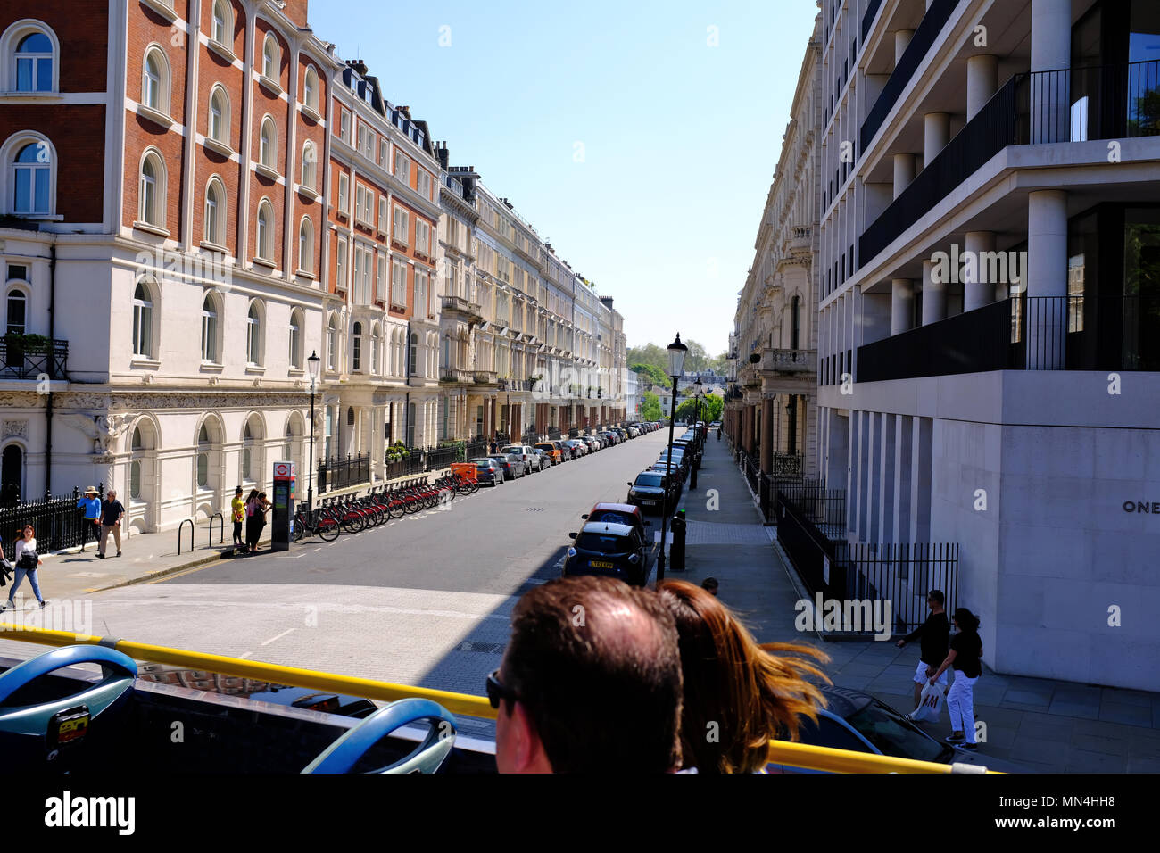 De Vere Gardens from Kensington Road, London, UK Stock Photo Alamy