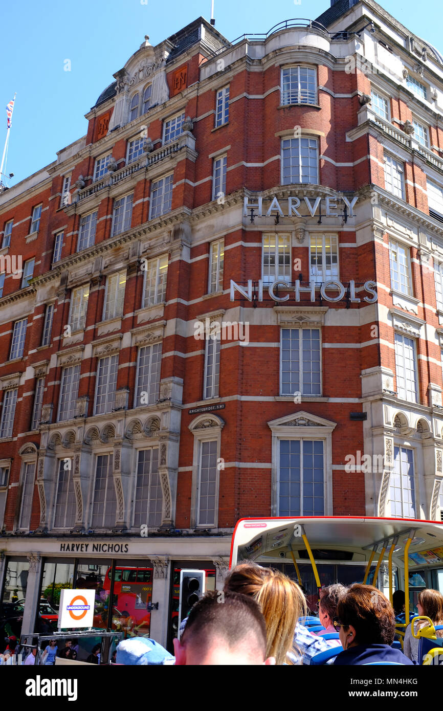 Harvey Nichols, Knightsbridge, London, UK Stock Photo Alamy