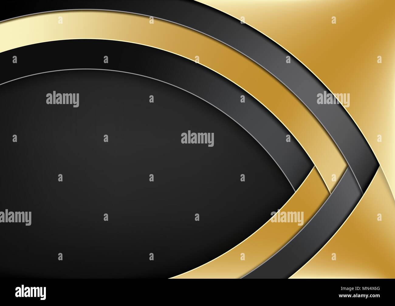 Golden geometric layers Stock Vector Images - Alamy