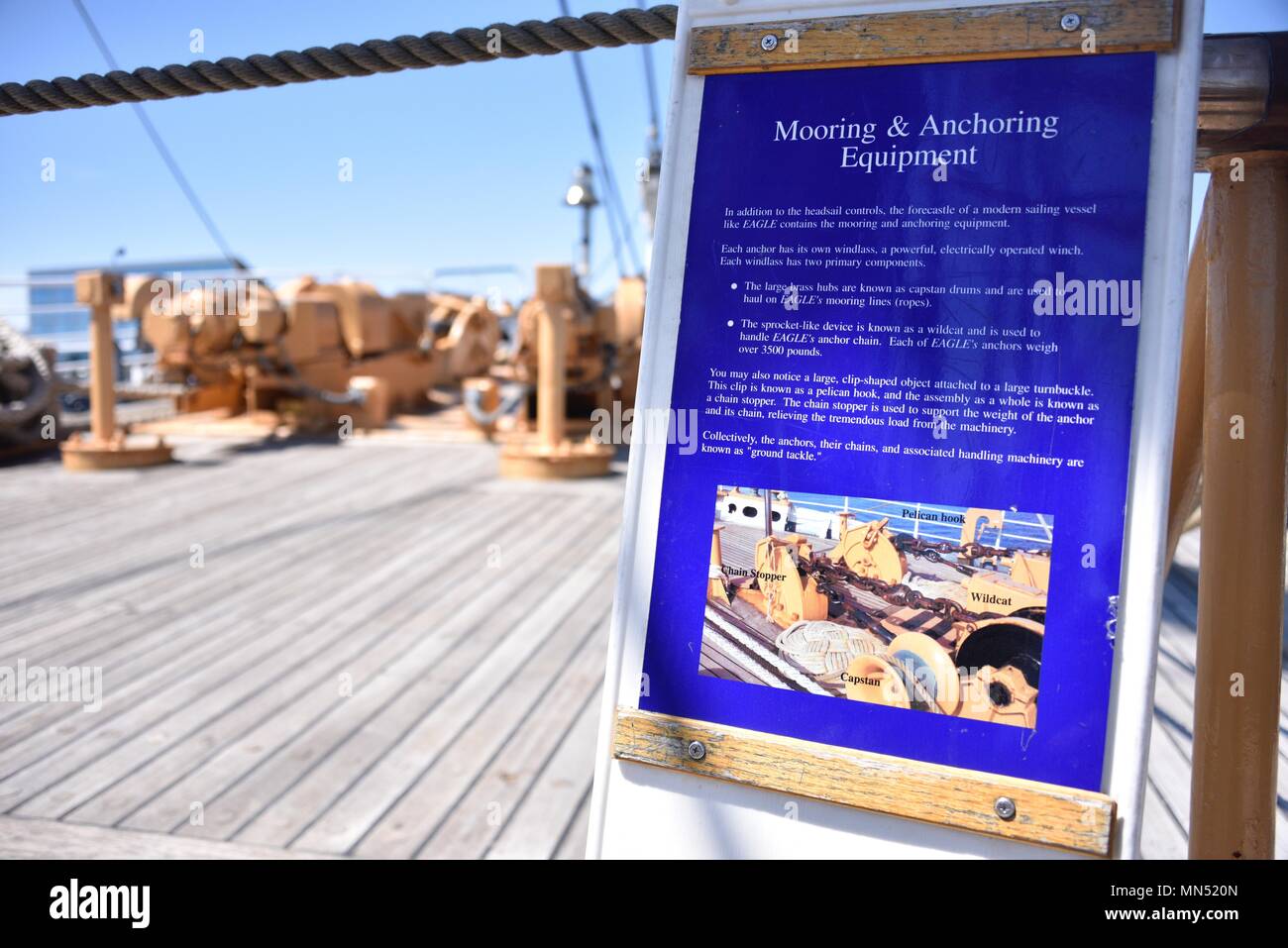 A Display Has Been Set Up Aboard The Coast Guard Cutter Eagle By Its a-display-has-been-set-up-aboard-the-coast-guard-cutter-eagle-by-its