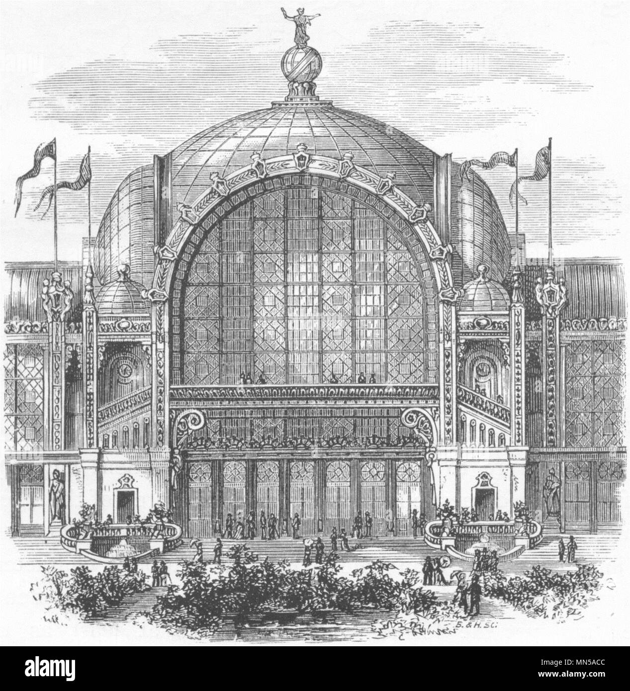 Paris exhibition 1878 hi-res stock photography and images - Alamy