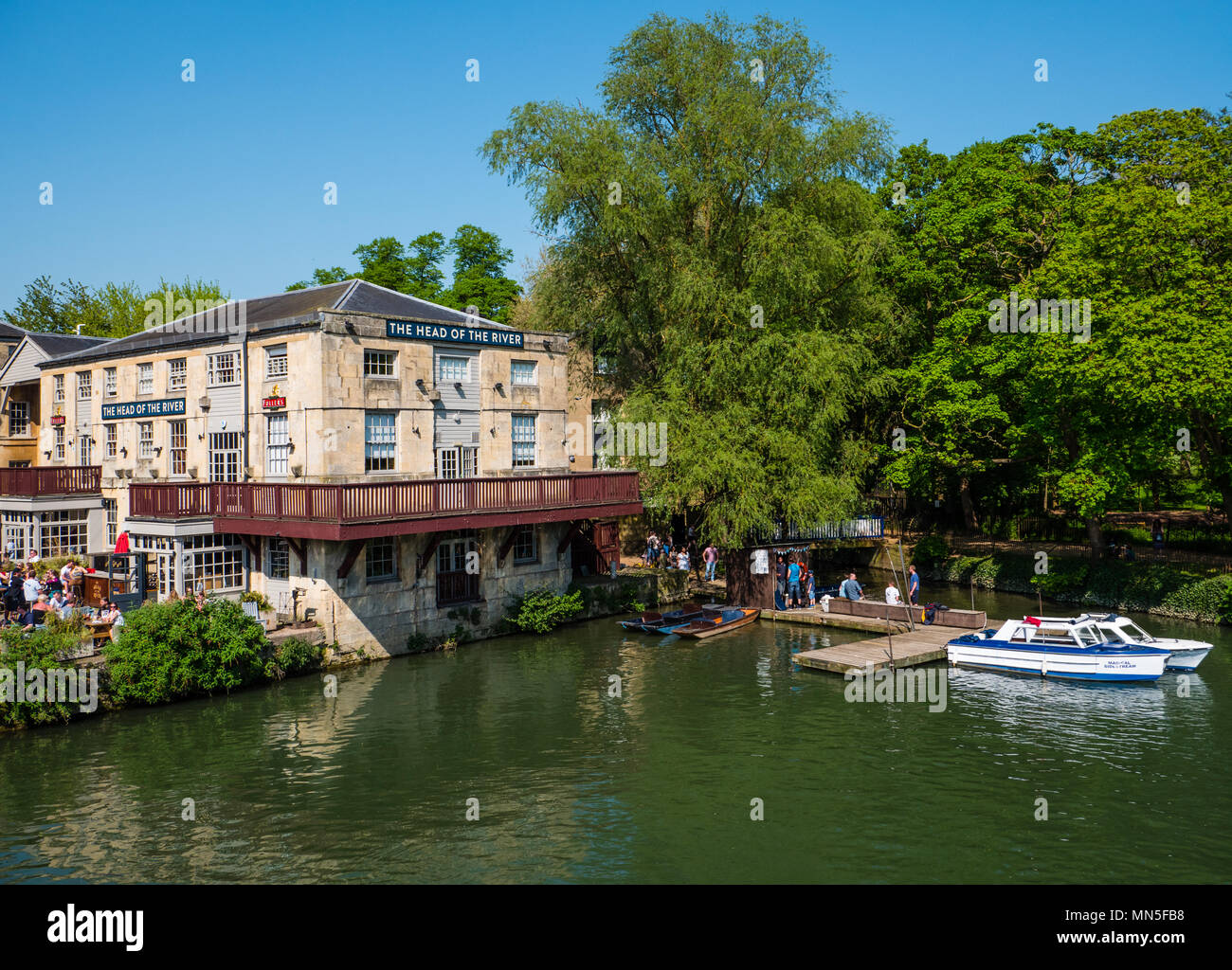 Head of The River Hotel, Pub, Restaurant, River Thames, Oxford, Oxfordshire, England, UK, GB, UK