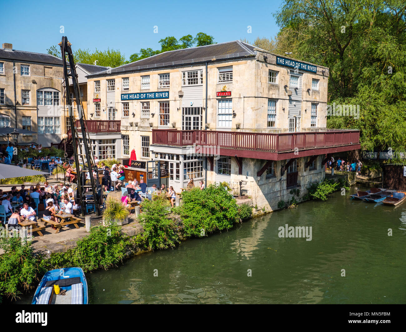 Head of The River Hotel, Pub, Restaurant, River Thames, Oxford, Oxfordshire, England, UK, GB, UK