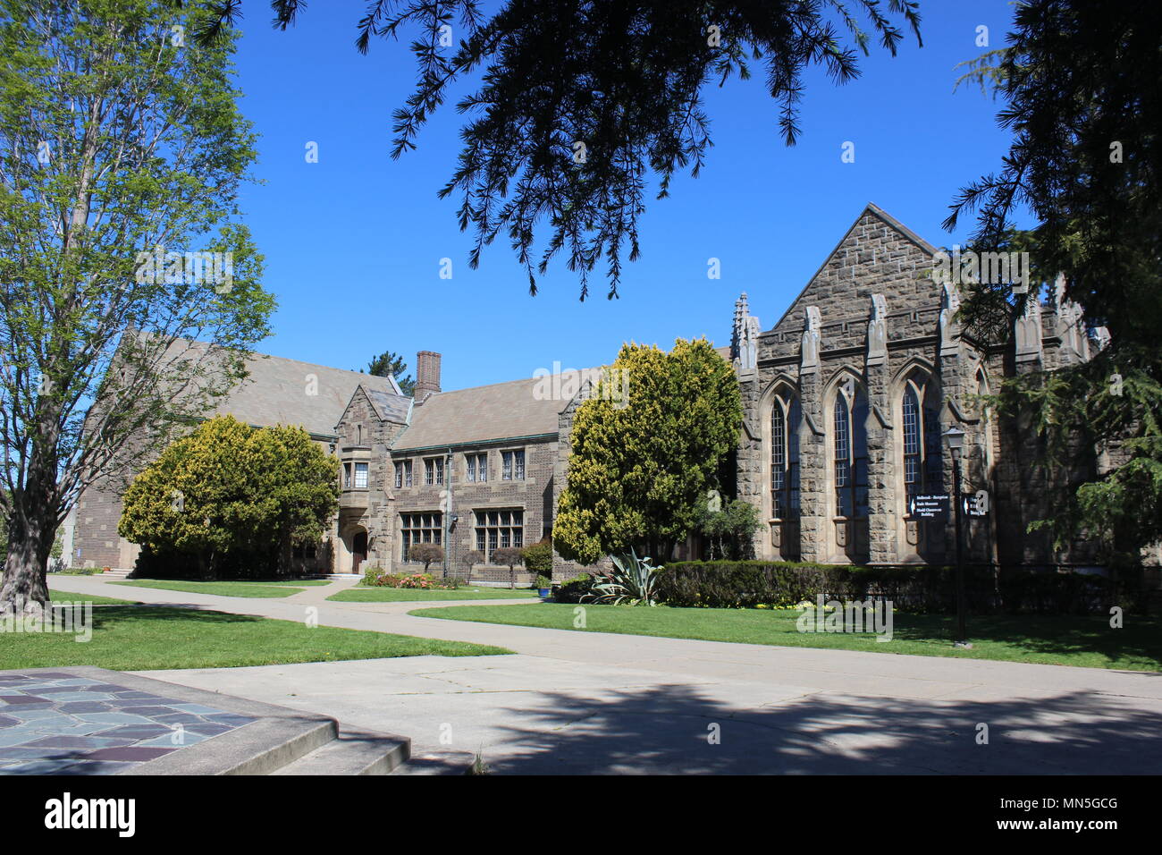 Holbrook Hall, Pacific School of Religion, Northside, Berkeley, California Stock Photo