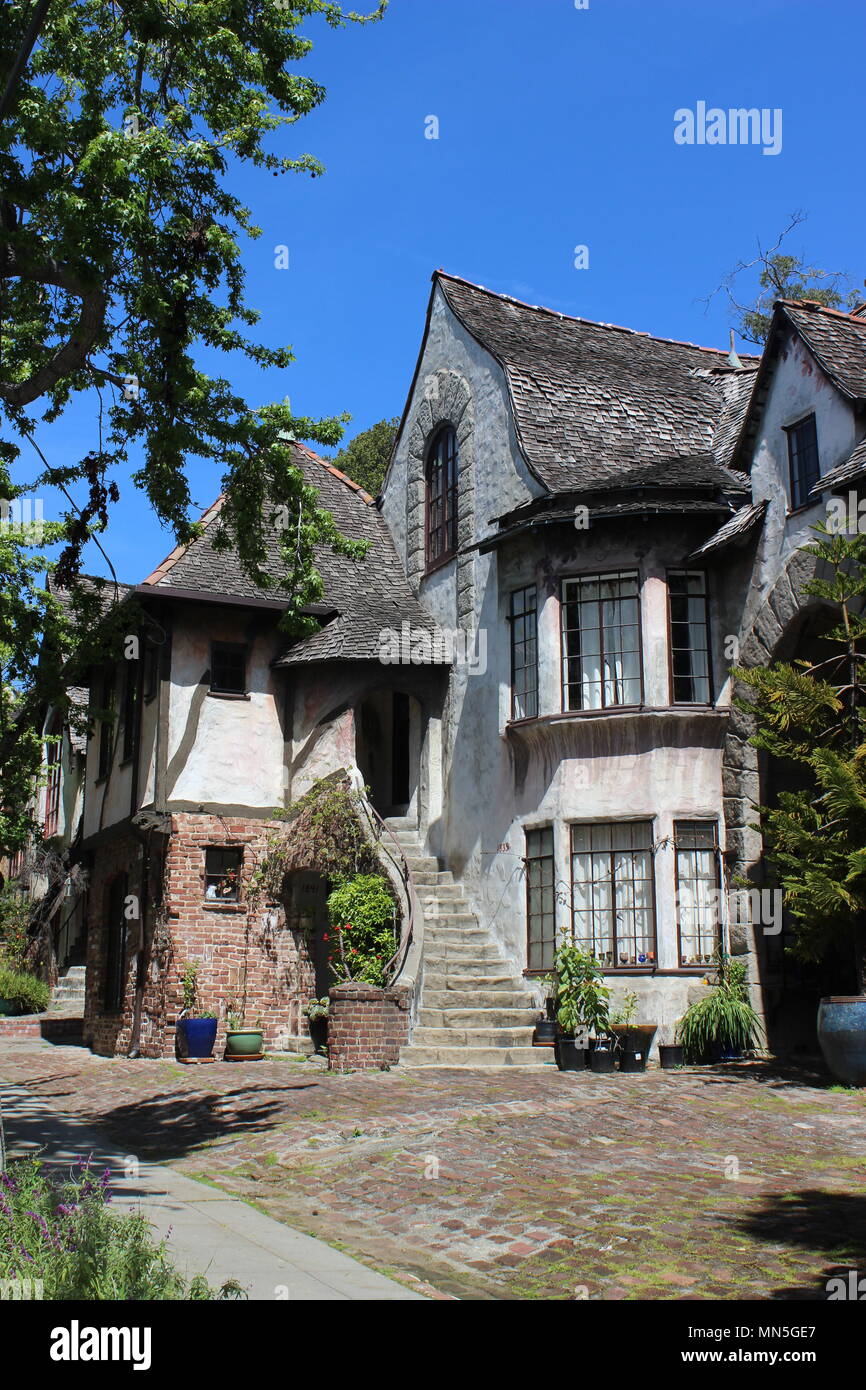 Normandy Village, Northside, Berkeley, California Stock Photo