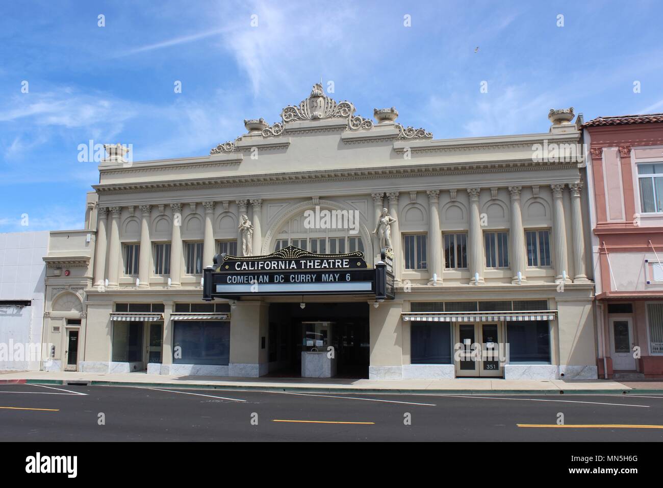 California Theatre, Pittsburg, California Stock Photo