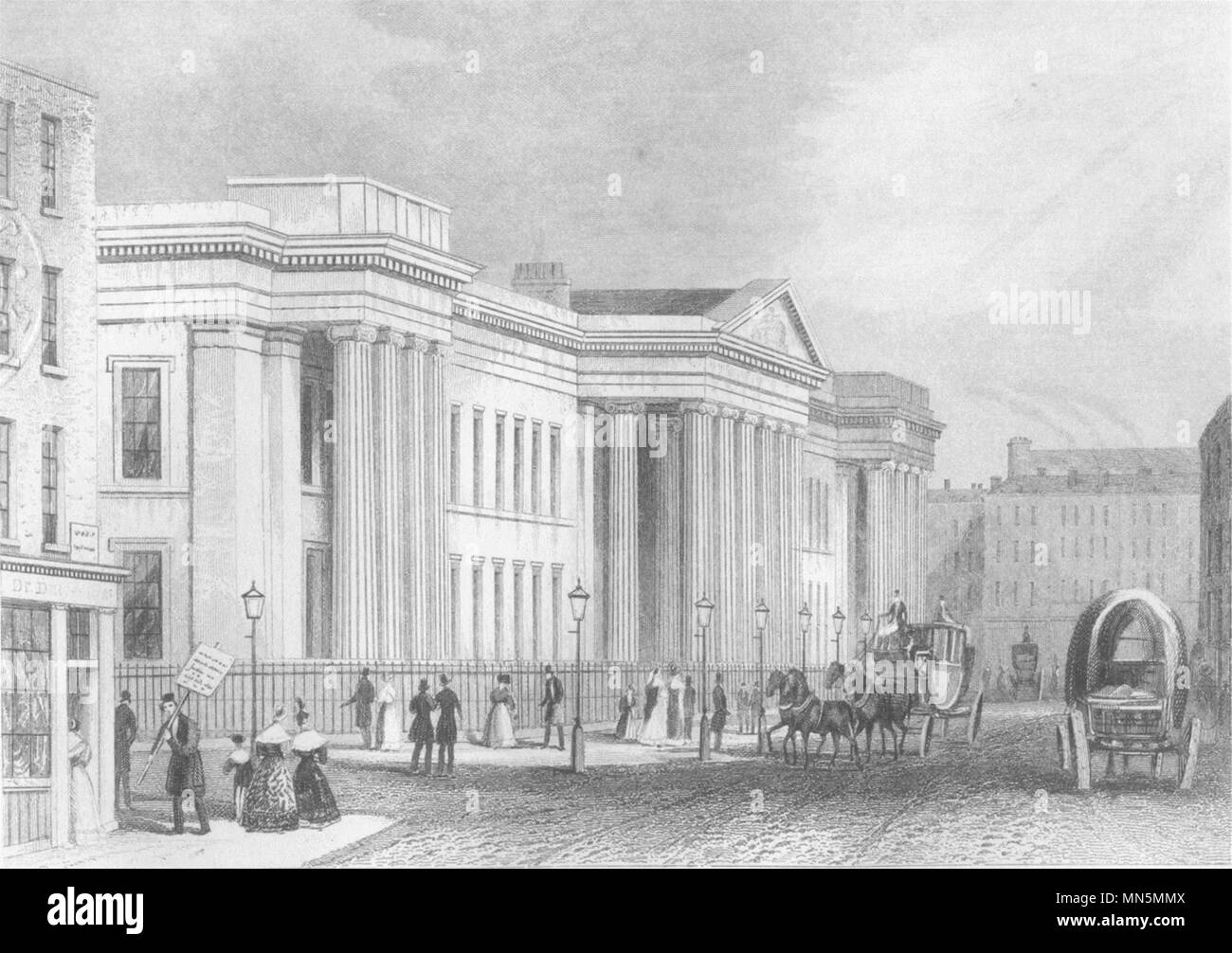 CITY OF LONDON. New Post Office, St Martin's-le-Grand. DUGDALE c1840 ...