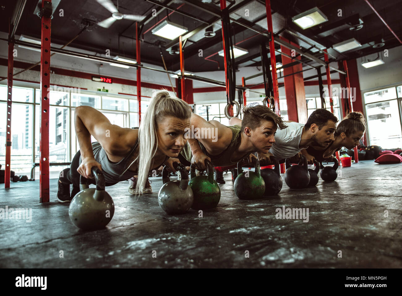 Functional training class working out Stock Photo - Alamy