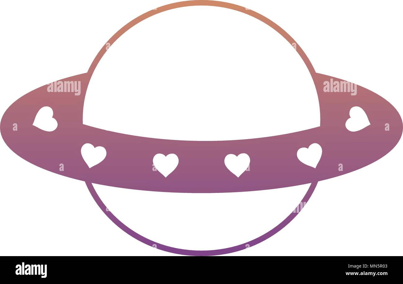 ufo icon over white background, vector illustration Stock Vector Image ...