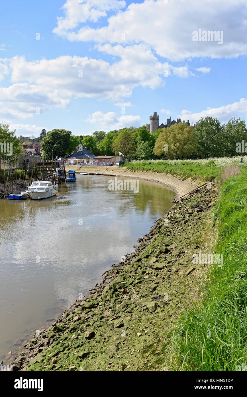 The River Arun at Arundel West Sussex England UK Stock Photo Alamy