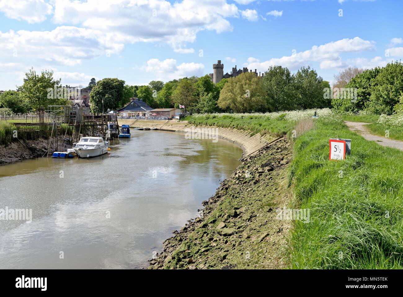 The River Arun at Arundel West Sussex England UK Stock Photo Alamy
