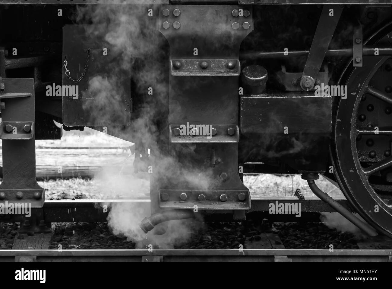 Preserved locomotive Black and White Stock Photos & Images - Alamy