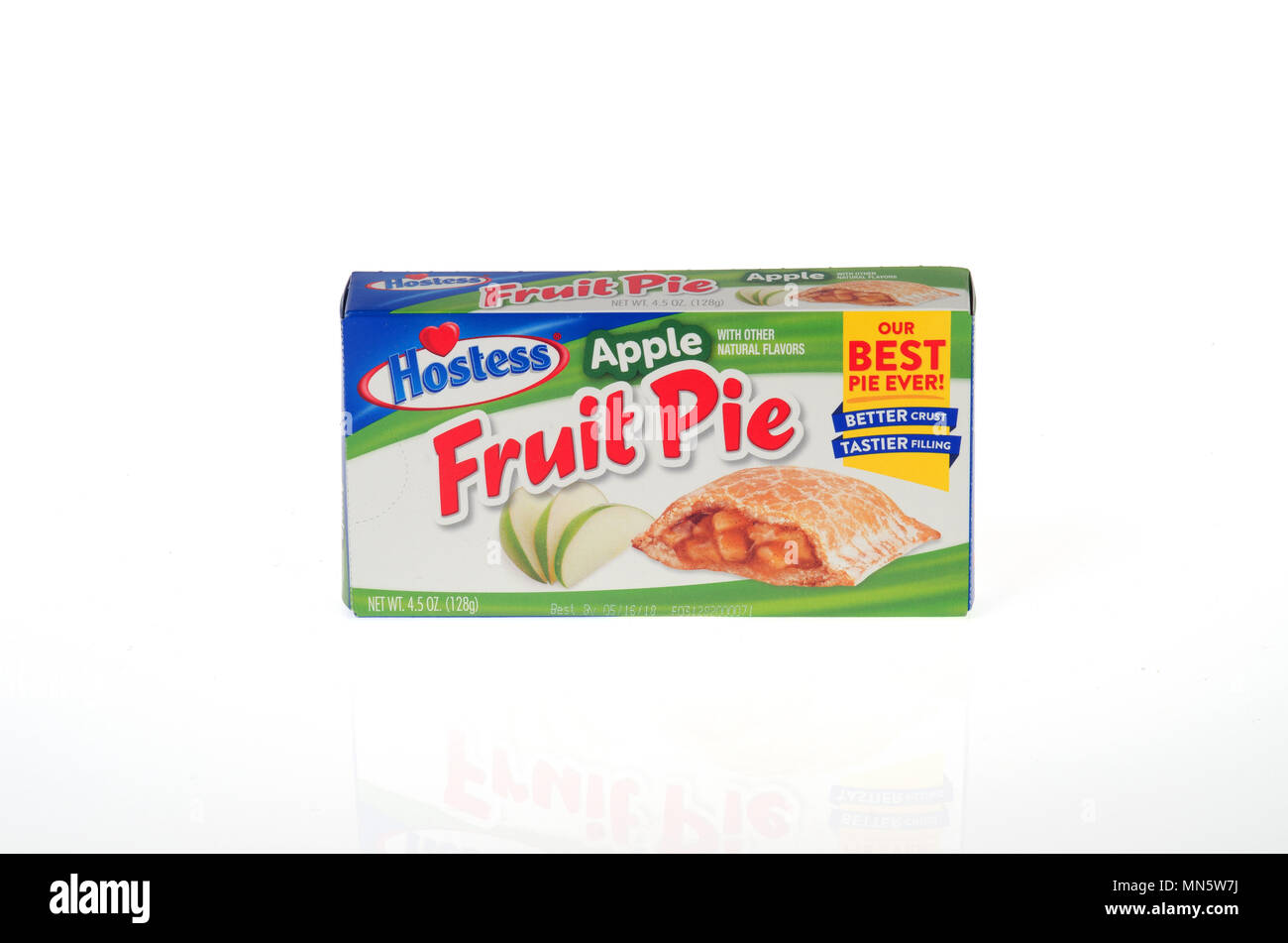 Hostess Apple Pie Box Stock Photo Alamy