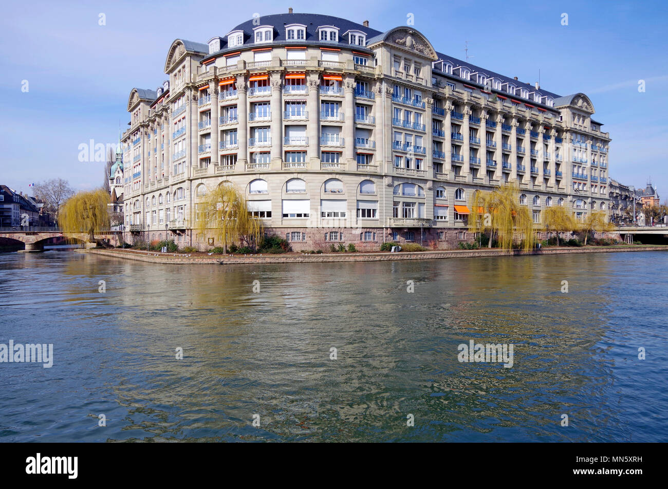 The ESCA apartment and office building, in Strasbourg, facing the River ...