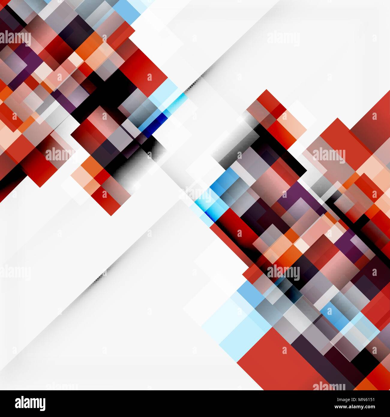 Abstract blocks template design background, simple geometric shapes on ...