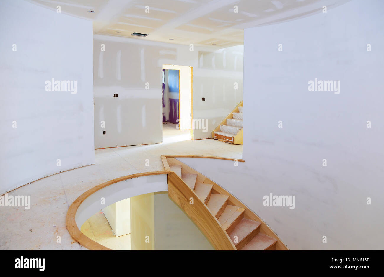 Construction Building New Home Interior Drywall Of Gypsum Wall