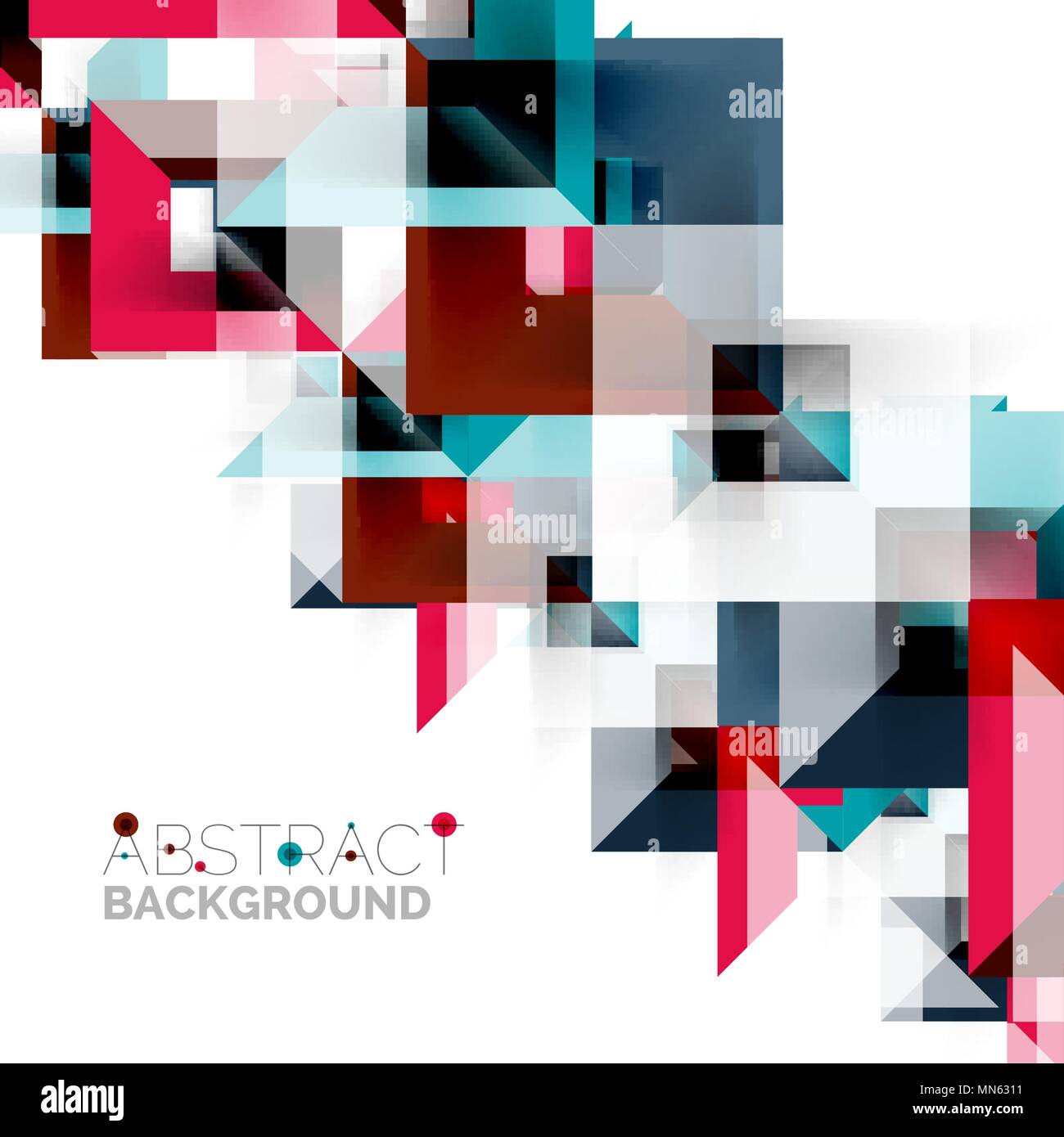 Modern square geometric pattern design on white. Modern square ...