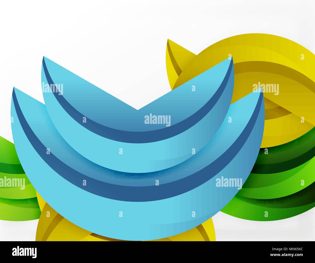 3D wave design. 3D wave lines design. Dynamic effect abstract vector ...