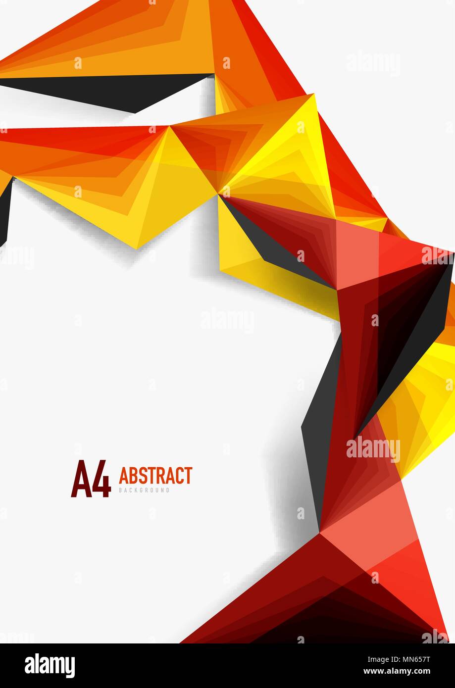 Vector low poly style 3d triangle line. Vector low poly style 3d ...