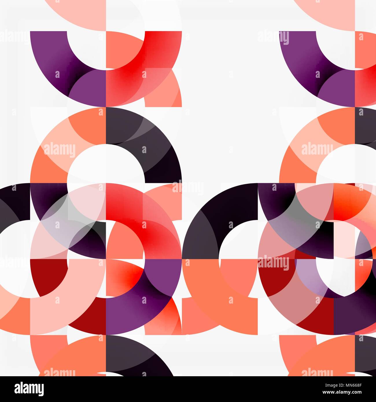 Colorful rings on grey background, modern geometric pattern design ...