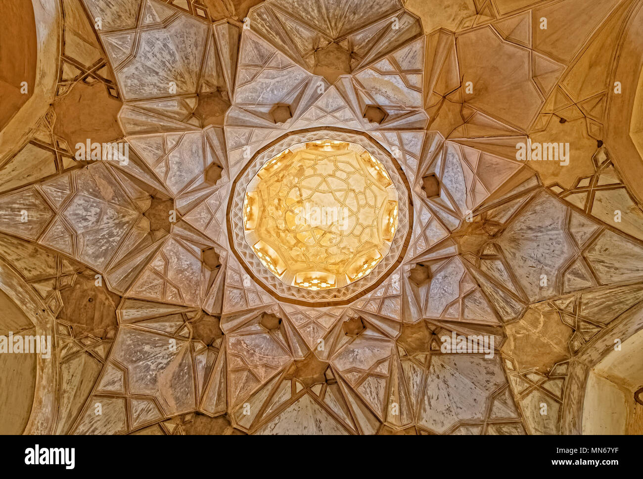 Nain old mosque ceiling Stock Photo
