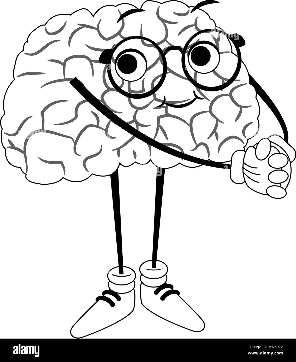 Brain Clipart Black And White