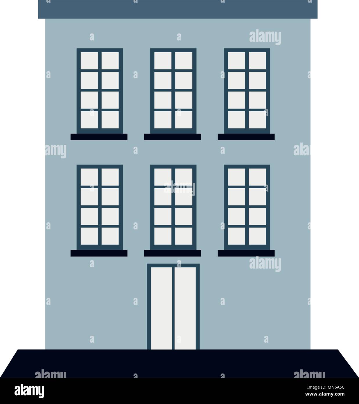 Urban building isolated Stock Vector Image & Art - Alamy