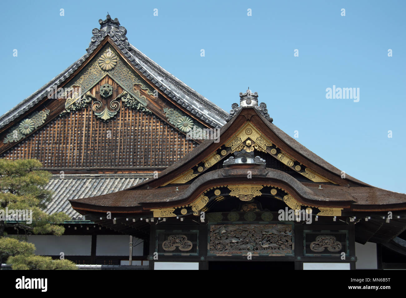Ninomaru Palace at Nijo Castle, Kyoto, Japan Stock Photo