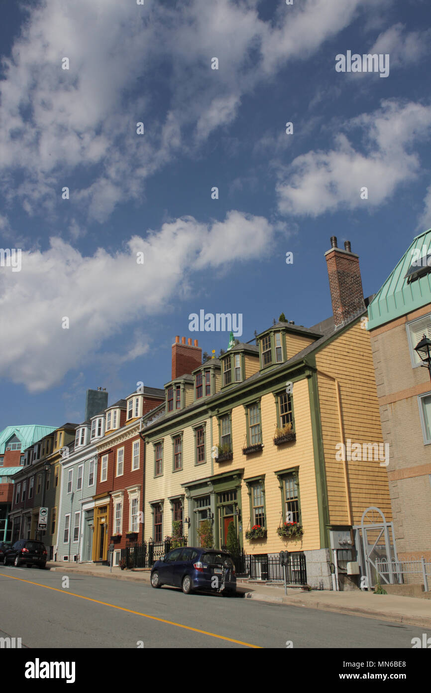 Historical Victorian Homes in Halifax, Nova Scotia Stock Photo Alamy