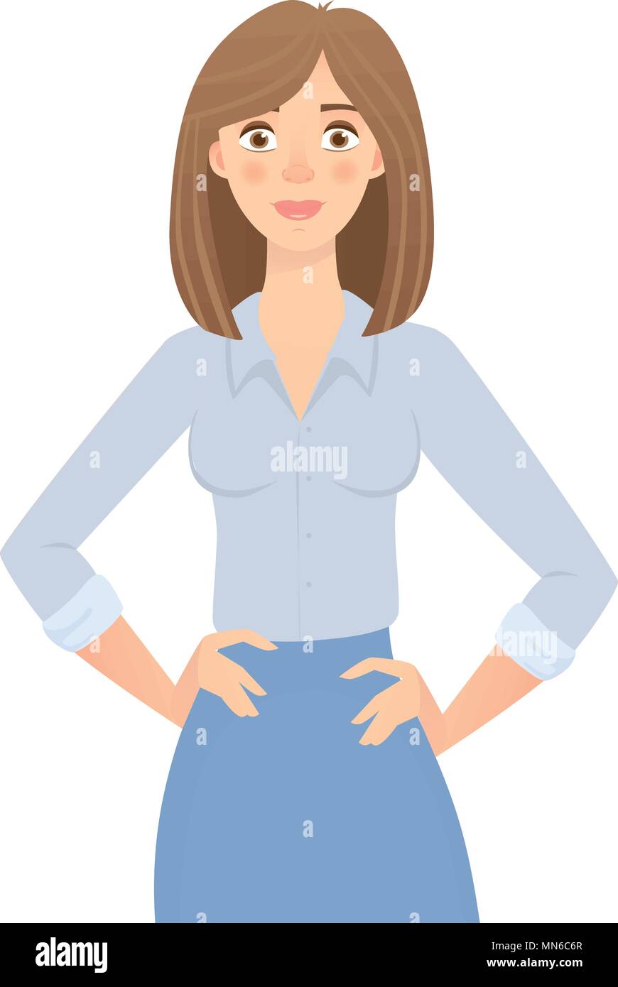 young business woman Stock Vector Image & Art - Alamy
