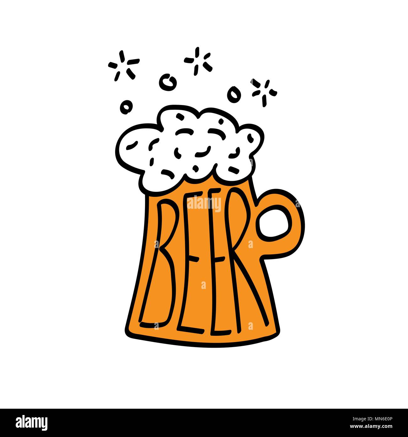 Cartoon Beer Mug Cut Out Stock Images & Pictures Alamy