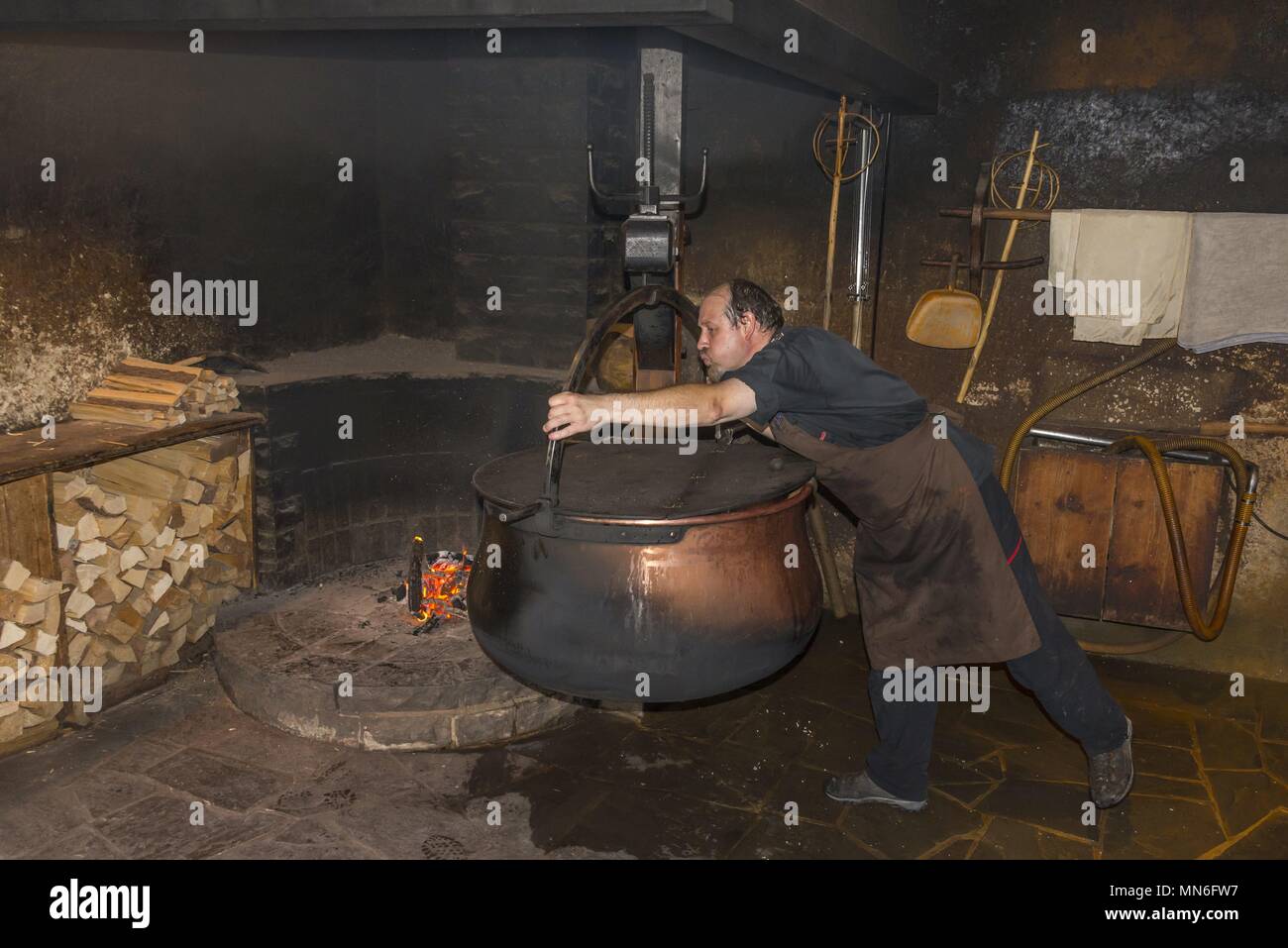 Switzerland Emmental cheese factory June 2017 usage worldwide Stock Photo Alamy