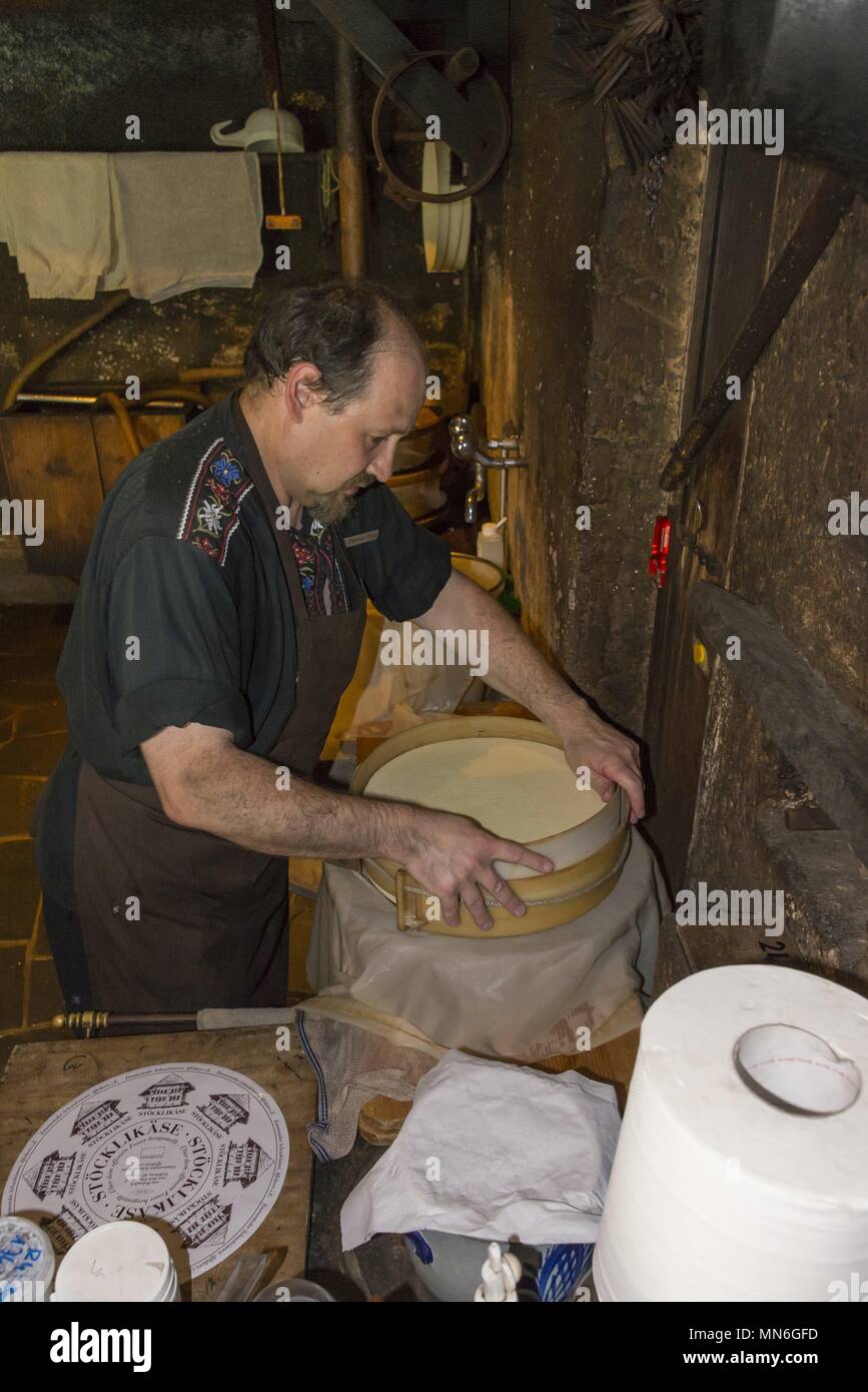 Switzerland Emmental cheese factory 24 June 2017 usage worldwide Stock Photo Alamy