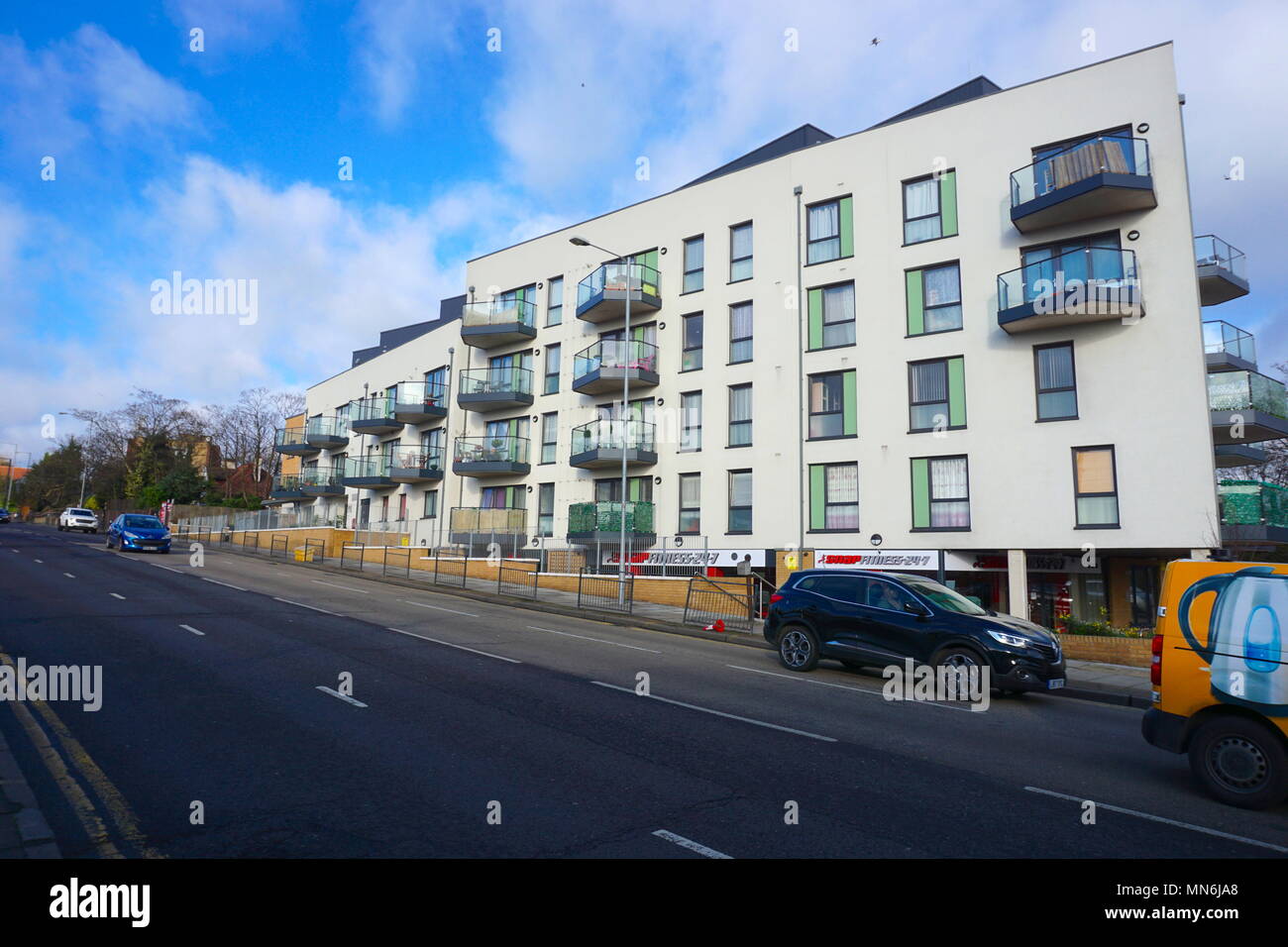 Claygate Court on Blackbird Hill in Neasden, London, England, U.K Stock