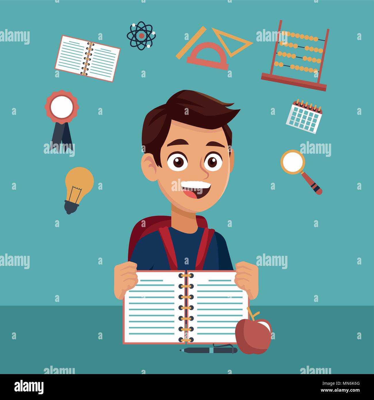 High school education cartoon Stock Vector Image & Art - Alamy