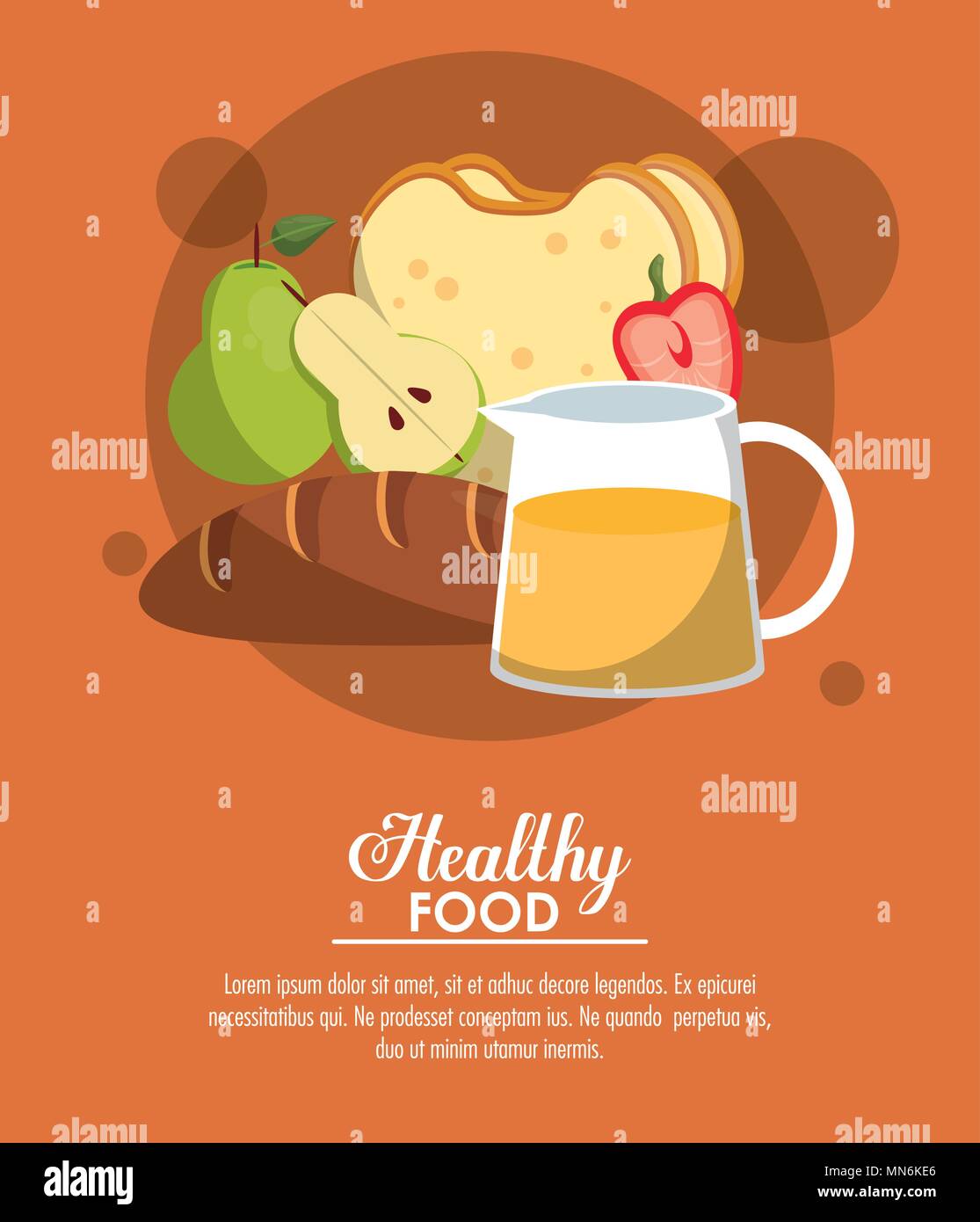 Healthy Food Infographic Stock Vector Image & Art - Alamy