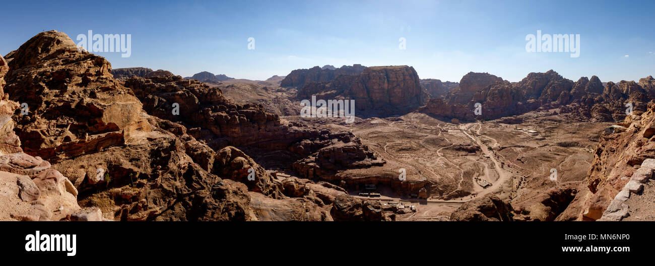 Petra panoramic view nabataeans hi-res stock photography and images - Alamy