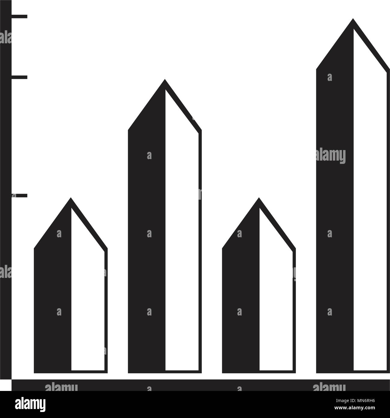 Isolated business graph Stock Vector Image & Art - Alamy