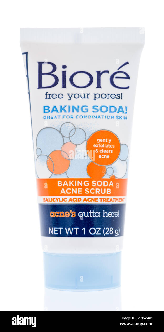 Winneconne, WI 21 April 2018 A tube of Biore free your pores baking