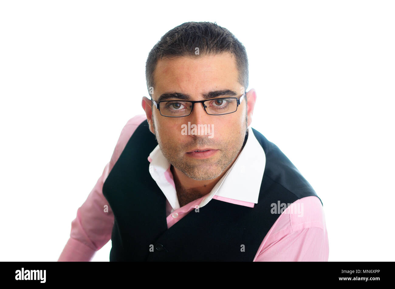 Man wearing pink trousers hi-res stock photography and images - Alamy