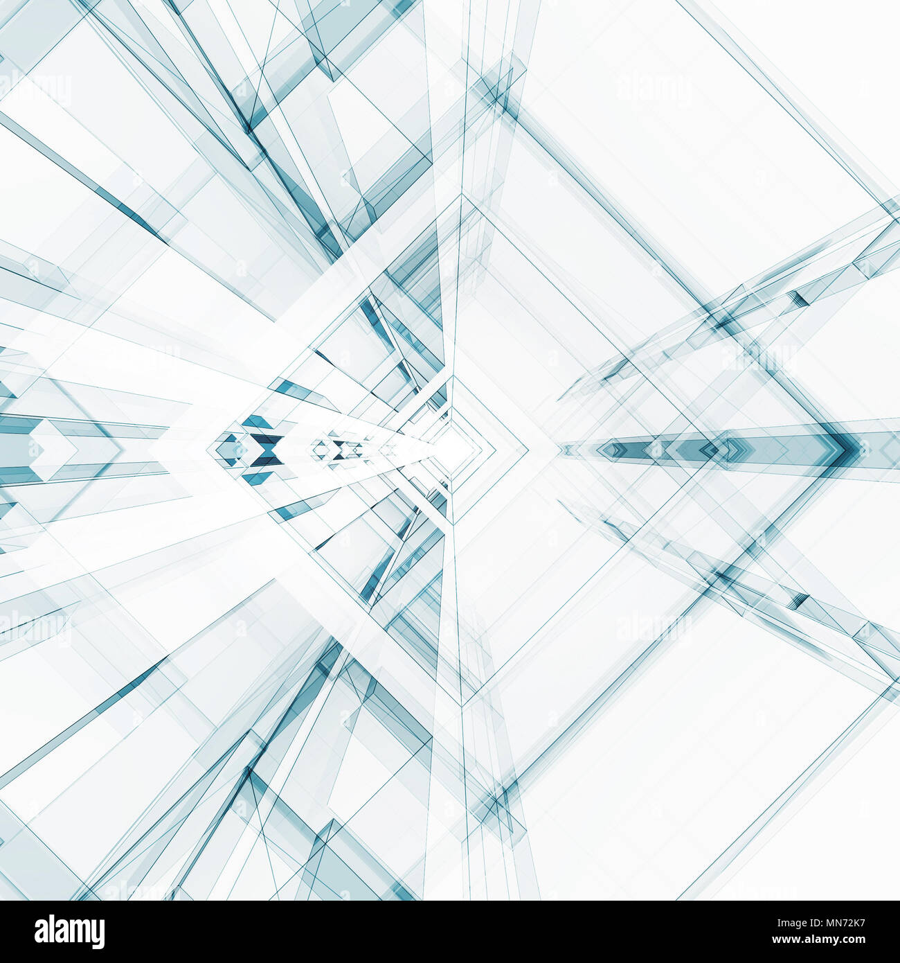 Abstract architecture background. 3d rendering Stock Photo - Alamy