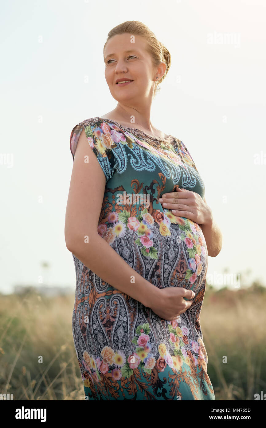 Charming pregnant woman hi-res stock photography and images - Alamy
