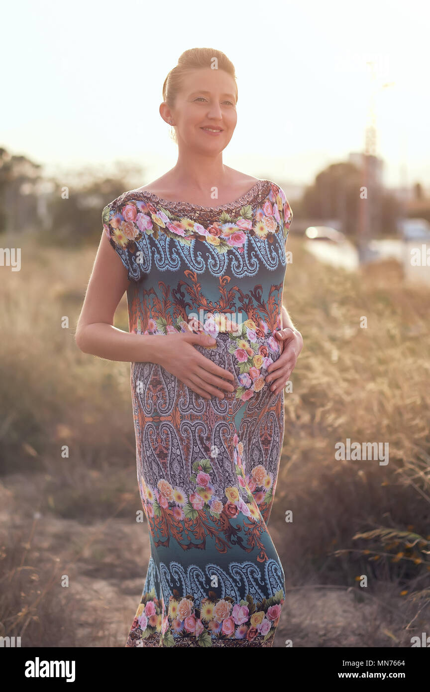 Charming pregnant woman hi-res stock photography and images - Alamy