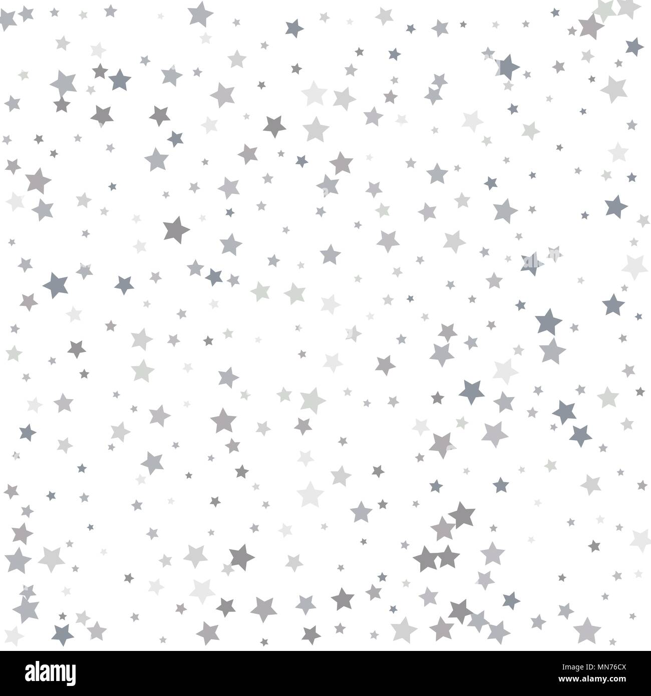 Silver glitter star isolated Royalty Free Vector Image