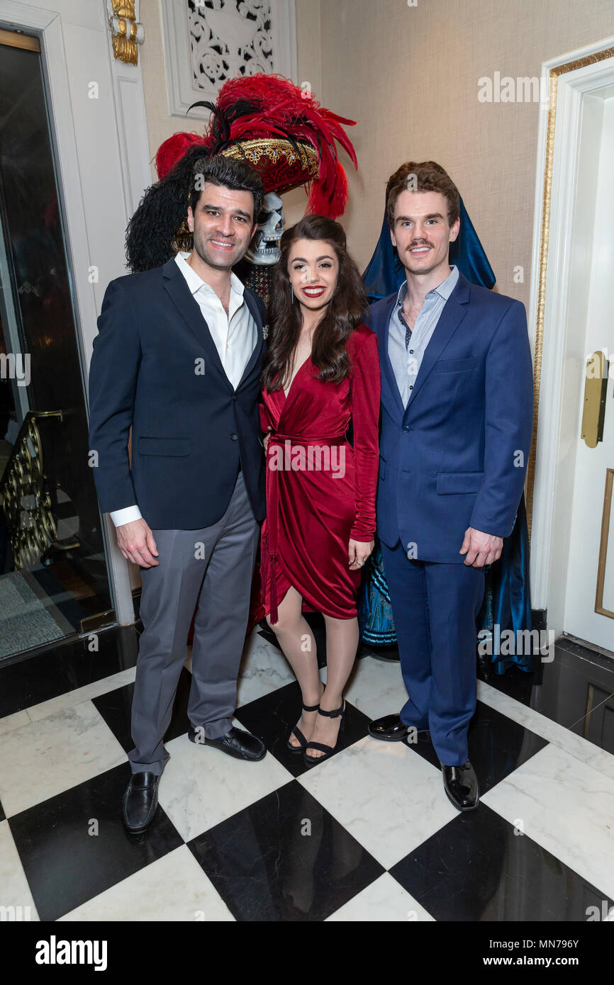 New York, NY - May 13, 2018: Ben Crawford, Kaley Ann Voorhees, Jay