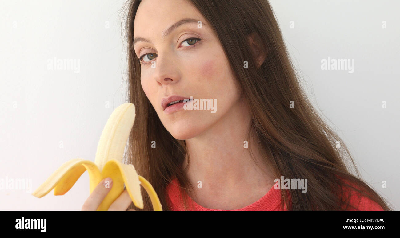 Holding banana smile adult hi-res stock photography and images - Alamy