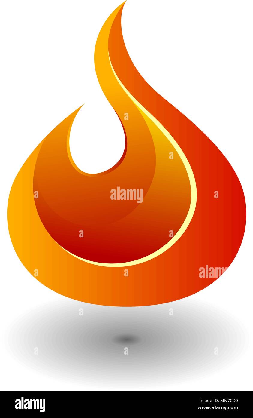 Fire icon. Design element Stock Vector Image & Art - Alamy